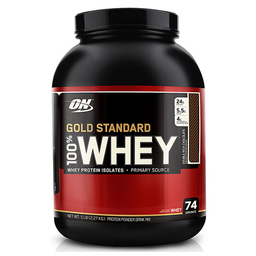 Optimum Nutrition 100% Whey Gold Standart 5 lb (2270 грамм, 72 порций)