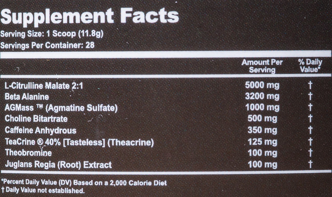 Состав Outbreak Nutrition Pathogen