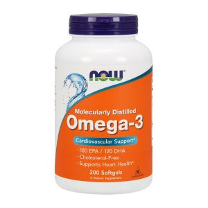 NOW Omega-3 200 капсул
