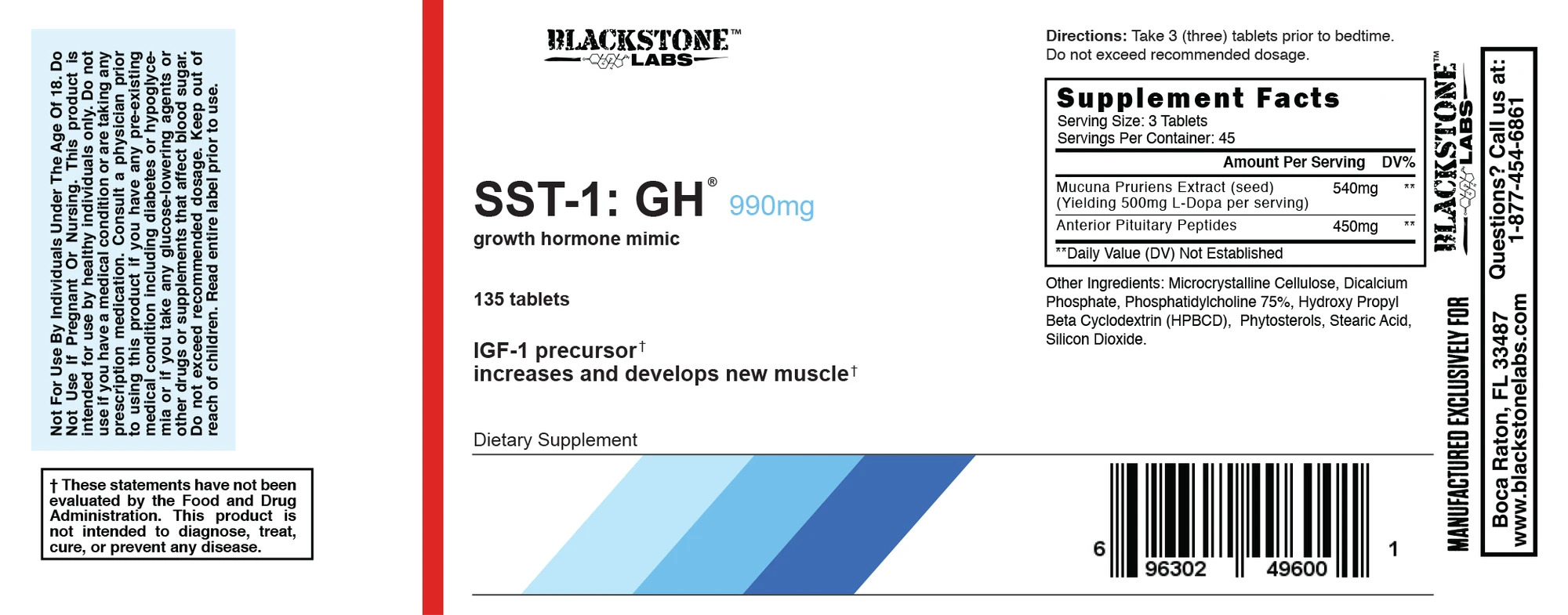 Состав Blackstone Labs IGF-1 + GH