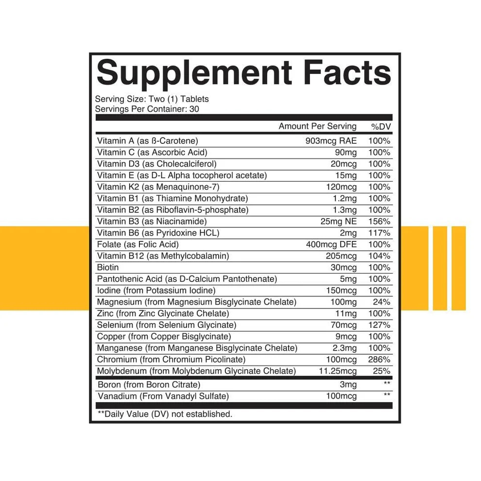 multi-vitamin-30-servings-essentials-condemned-labz-926069 Condemned Labz Multivitamine